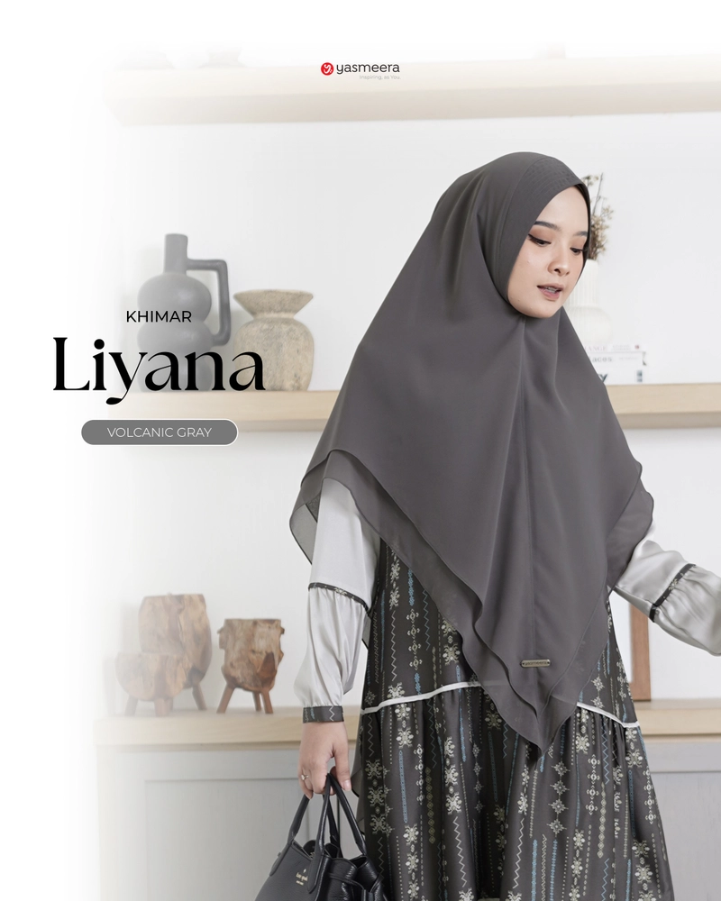 Product image KHIMAR LIYANA Dewasa VOLCANIC GRAY